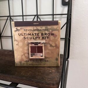 Revolution Pro Ebony Ultimate Brow Sculpt Kit New in Box